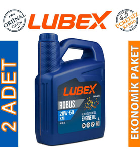 Lubex Robus KM 20W-50 4 Lt Mineral Motor Yağı (2 Adet)