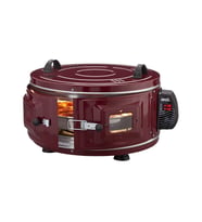 EKONOMİK GROSS YUVARLAK DAVUL FIRIN 1300W - 53CM ALÜMİNYUM TEPSİ ÖN GÖZETLEME CAMI AF-007B