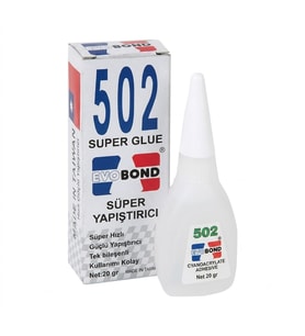 ŞeyliŞeyler - Evobond 502 Süper Yapıştırıcı Hızlı Yapıştırıcı 20 gr 1 Adet