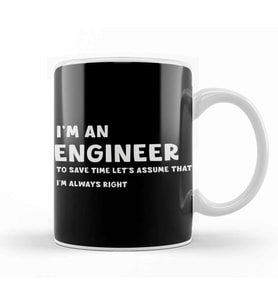 Funny Sarcastic I Am An Engineer Great Gift For Engineer Kupa Bardak Porselen