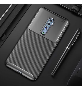 Lexroo Oppo Reno 10X Zoom Kılıf Negro Silikon Kılıf - Siyah