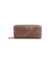 Guard Crazy Taba Hakiki Deri Çift Fermuarlı El Çantası // GRD260225WT1462 (Renksiz)