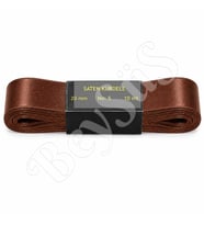 Saten Kurdele 20 mm Kahverengi