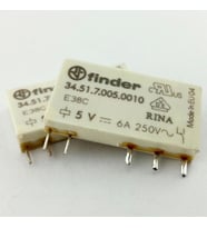 Finder 34.51.7.005.0010 5v 6a Dc Tek Kontak Elektromekanik İnce Röle