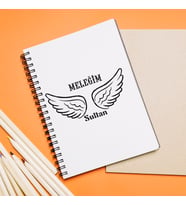 Meleğim Tasarımlı Defter Kişiye Özel