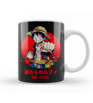 One Piece Monkey D Luffy Kupa Bardak Porselen