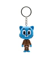 3D Baskı Gumball Figürlü Anahtarlık - Çizgi Dizi Karakteri Çanta ve Anahtar Aksesuarı