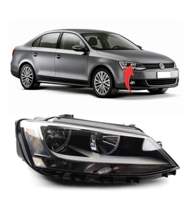 Vw Jetta Sağ Far Halojen 2011-2015 5C7941006A