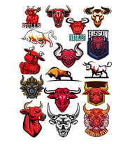 Boğa Sticker Set-6 13 Parça Telefon, Tablet, Defter, Laptop Sticker