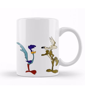Road Runner ve  Coyote   Kupa Bardak Porselen