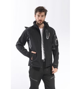 Freecamp Eagle Softshell Ceket-SİYAH