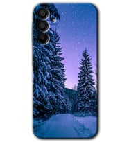 Galaxy A15 Kılıf HD Desen Baskılı Kılıf - Kış Manzarası