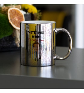 Veteriner Hekim Gümüş Kupa Bardak 003