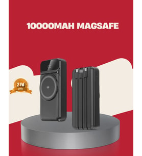 Kablosuz 15W Şarj Destekli 10000 mAh Taşınabilir Powerbank – Hızlı Şarj Özellikli