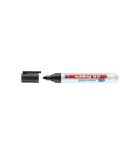 95 Glass Marker Cam Kalemi Siyah