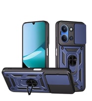 Xiaomi Redmi 15C Uyumlu Kılıf Magnetik Standlı Kamera Korumalı Zore Sürgülü Vega Kapak