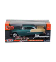 Metal 1955 Chevy Bel Air Yeşil 1:24 Ölçek