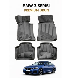 Bmw 3 Serisi F31 2012-2019 Touring ile Uyumlu 3D Oto Paspas Premium