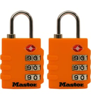Master Lock 4684T Kendi Kombinasyonunuzu Ayarlayın Tsa Onaylı Bagaj Kilidi, 1-3/8 Inç Geniş, Renkler (Standart)