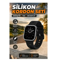 Akıllı Saat Kordon Seti Değiştirilebilir Kayış ve Şarj Aparatlı Aksesuar Paketi