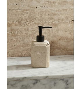 ArtWorks Dekoratif Krem Renk Seramik Soap Sabunluk Deterjanlık