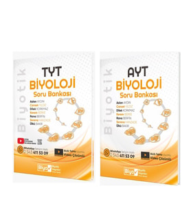 Biyotik TYT ve AYT Biyoloji Soru Bankası Seti 2 Kitap