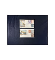Vatikan İlk Gün Zarfı FDC ROMA Posta Area Vaticana 1967 Airmail