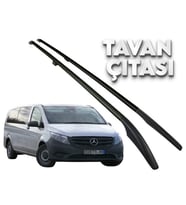 VİTO EXTRA UZUN ŞASE TAVAN ÇITASI SİYAH RENK 2015 2016 2017 2018 2019 2020 2021 2022 2023 2024