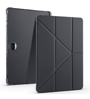 Honor Pad 9 Uyumlu Kılıf Zore Tri Folding Kalem Bölmeli Standlı Kılıf (Siyah)