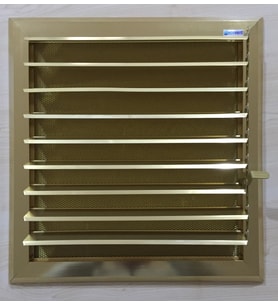 ecovent 23x23 ALÜMİNYUM MENFEZ ALTIN KROM