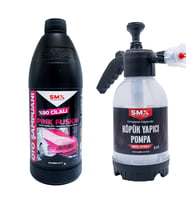 SMX %90 cilalı Pink Fusion Oto Şampuanı 750 ml ve Köpük Pompası