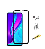 Xiaomi Redmi 9C Temperli Cam Full Ekran Koruyucu (Siyah)