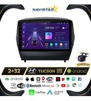 Hyundai Tucson 2+64GB Kablosuz Carplay 2009-2015 Android 13 Navigasyon Multimedya Sistemi