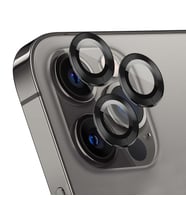 Microsonic Apple iPhone 12 Pro Tekli Kamera Lens Koruma Camı Siyah