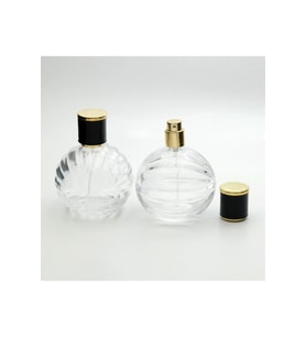 Parfüm Şişesi 100 ml 3 Adet Top Desenli Model Kolay Kapama