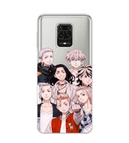 Xiaomi Redmi Note 9S - Redmi Note 9 PRO Uyumlu Tokyo Revengers Tasarımlı Şeffaf Telefon Kılıfı