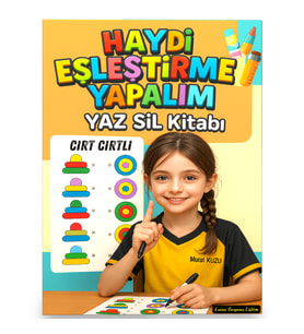 Haydi Eşleştirme Yapalım Cırt Cırtlı YAZ SİL Kitabı