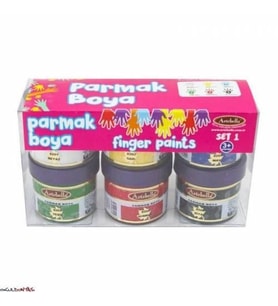 Artebella parmak boya 6 lı set 1 50 ml