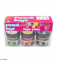 Artebella parmak boya 6 lı set 1 50 ml