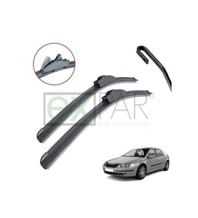 RENAULT LAGUNA ÖN CAM SİLECEK SÜPÜRGESİ TAKIMI 2001 - 2007 SAĞ SOL ÖN SİLECEK