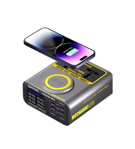 Mechanic S-Power Pro Hızlı Şarj 3.0A Gan 135w Kablosuz Şarjlı Çok Portlu Şarj Cihazı