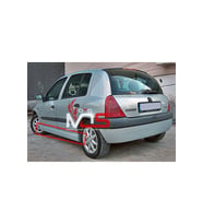 RENAULT CLİO MK2 Uyumlu CUSTOM MARŞPİYEL SAĞ SOL TAKIM FİBERGLASS BOYASIZ