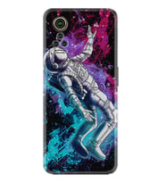 General Mobile GM 21 Pro GM 22 Pro Plus Kılıf Desemli Silikon Astronot Signs 1753
