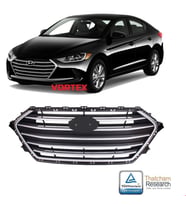 Hyundai Elantra 2016 Sonrası Ön Panjur Gri (86350-F2000)