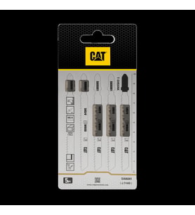 CAT DA06001 5 Parça Profesyonel Ahşap Hızlı/Kaba Kesim Dekupaj Testere Bıçağı, Ucu