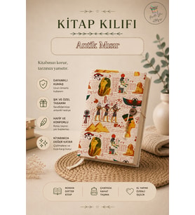Ra's Legacy Antik Mısır Desenli Kitap Kılıfı A5 Kitap Koruyucu