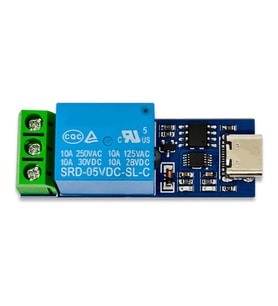 1 Kanal Type C Usb Röle Kontrol Modülü Lcus1 Bilgisayardan Cihaz Açma Kapama CH340 Com Seri Port