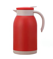 304 Çelik 1,2 L Çift Katmanlı Kırmızı Vakumlu Kamp Piknik Çay Termos cin555kr