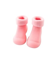 Kaydırmaz Kışlık Ev Patiği - Çorap Patik 24-25 (2-3 Yaş) Pembe