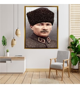 ÇERÇEVELİ ATATÜRK TABLO S453
